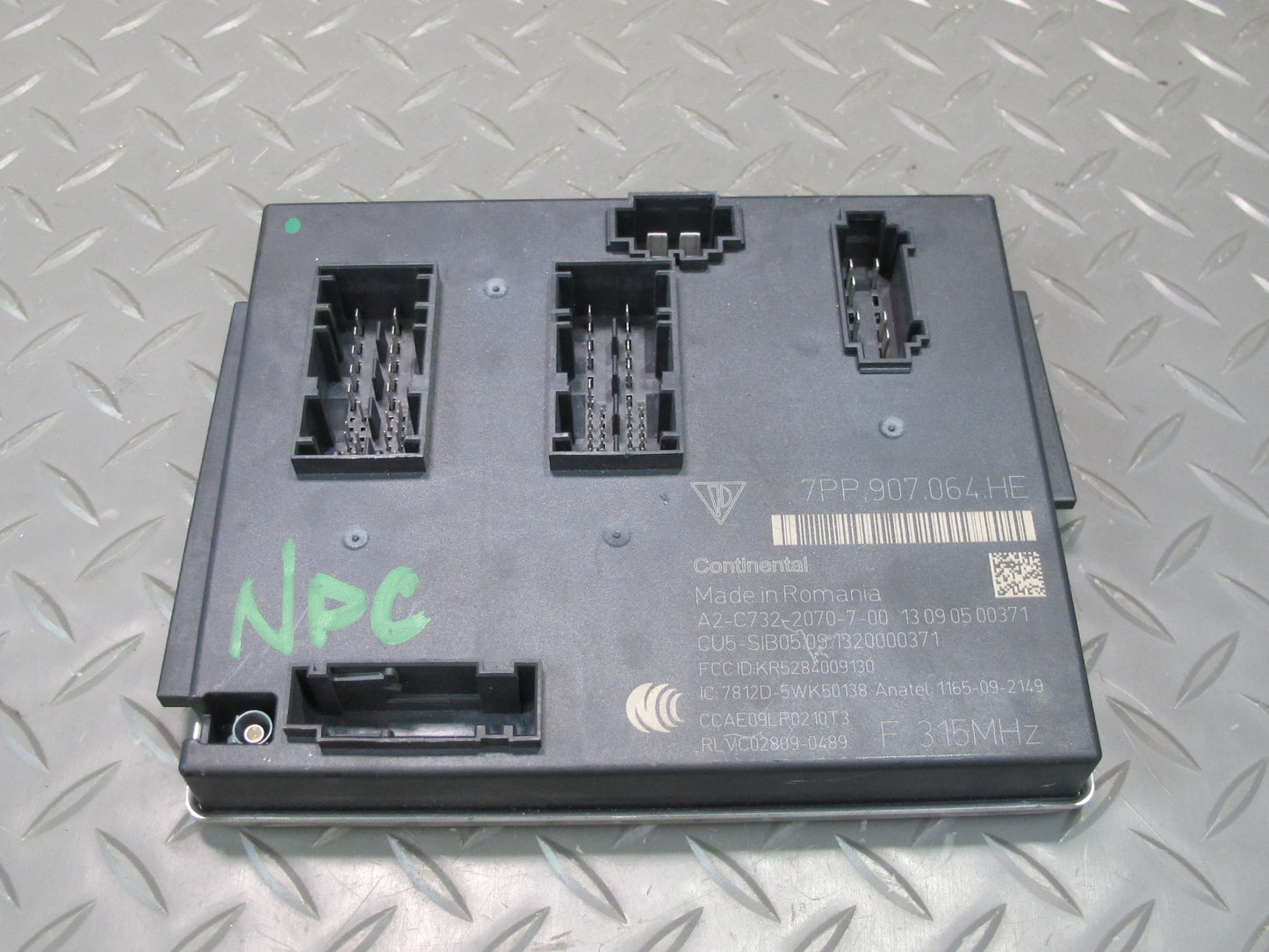 2013-2014 Porsche Cayenne S 958 BCM BCU Body Control Module Unit 7PP907064HE