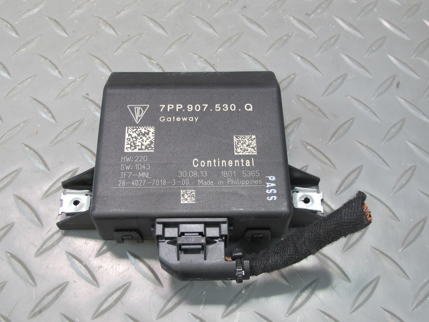 2013-2014 Porsche Cayenne S 958 Gateway Control Module Unit 7PP907530Q