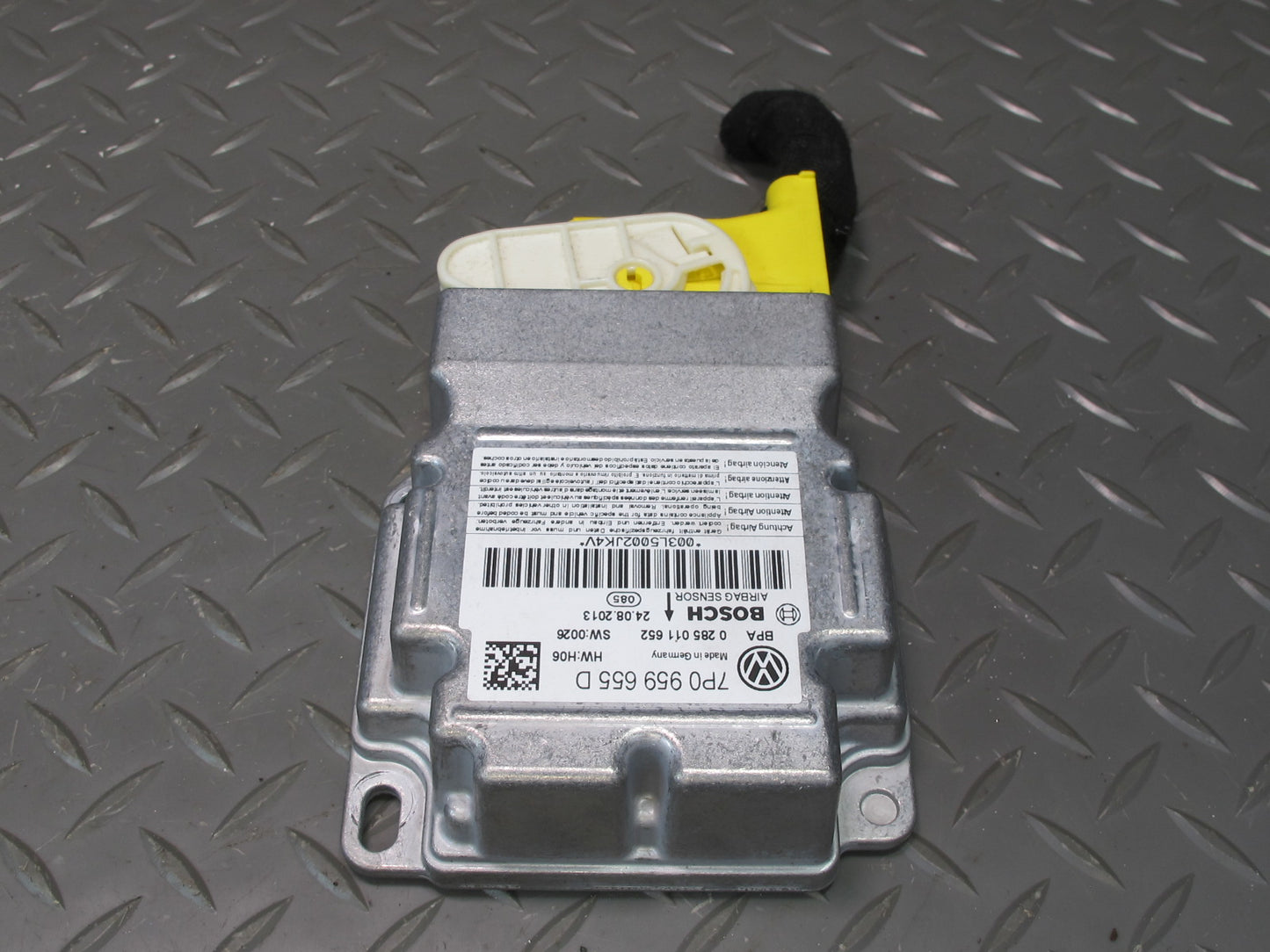 11-14 PORSCHE CAYENNE 958 SRS AIRBAG CONTROL MODULE UNIT 7P0959655D OEM