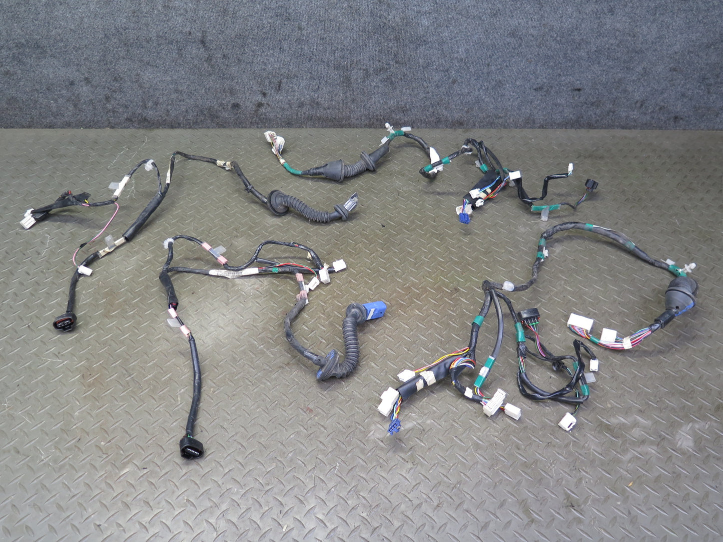 96-00 Toyota MARK2 JZX100 Set of 4 Front & Rear Door Wire Wiring Harness OEM