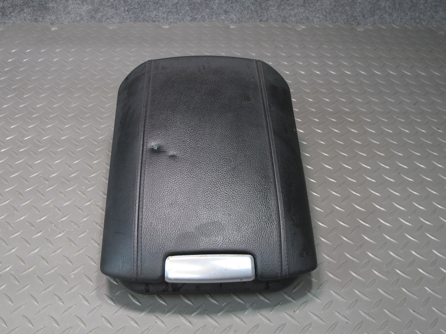 2011-2018 Porsche Cayenne 958 Center Console Lid Armrest Cover Leather Black