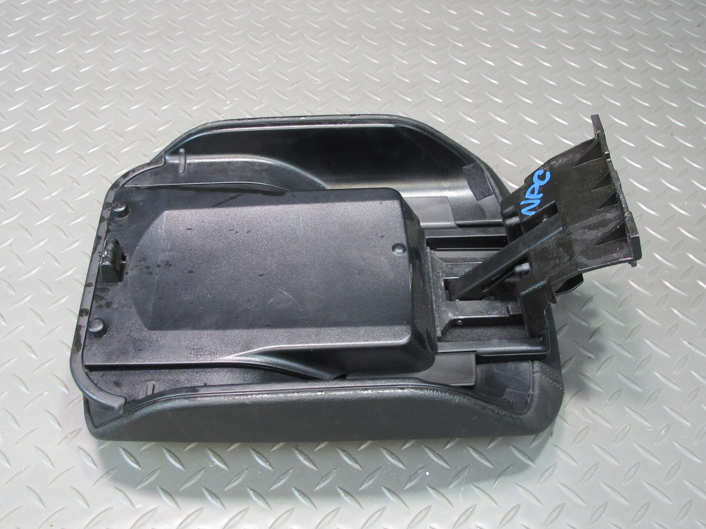 2011-2018 Porsche Cayenne 958 Center Console Lid Armrest Cover Leather Black