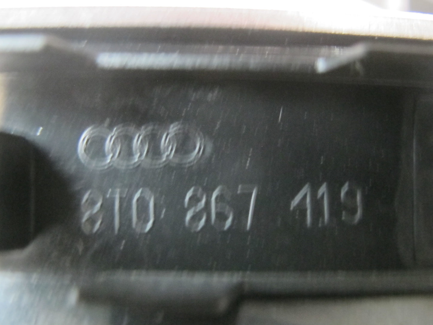 09-12 Audi A5 S5 Coupe Set of 6 Dash Door Center Console Aluminum Trim Cover OEM