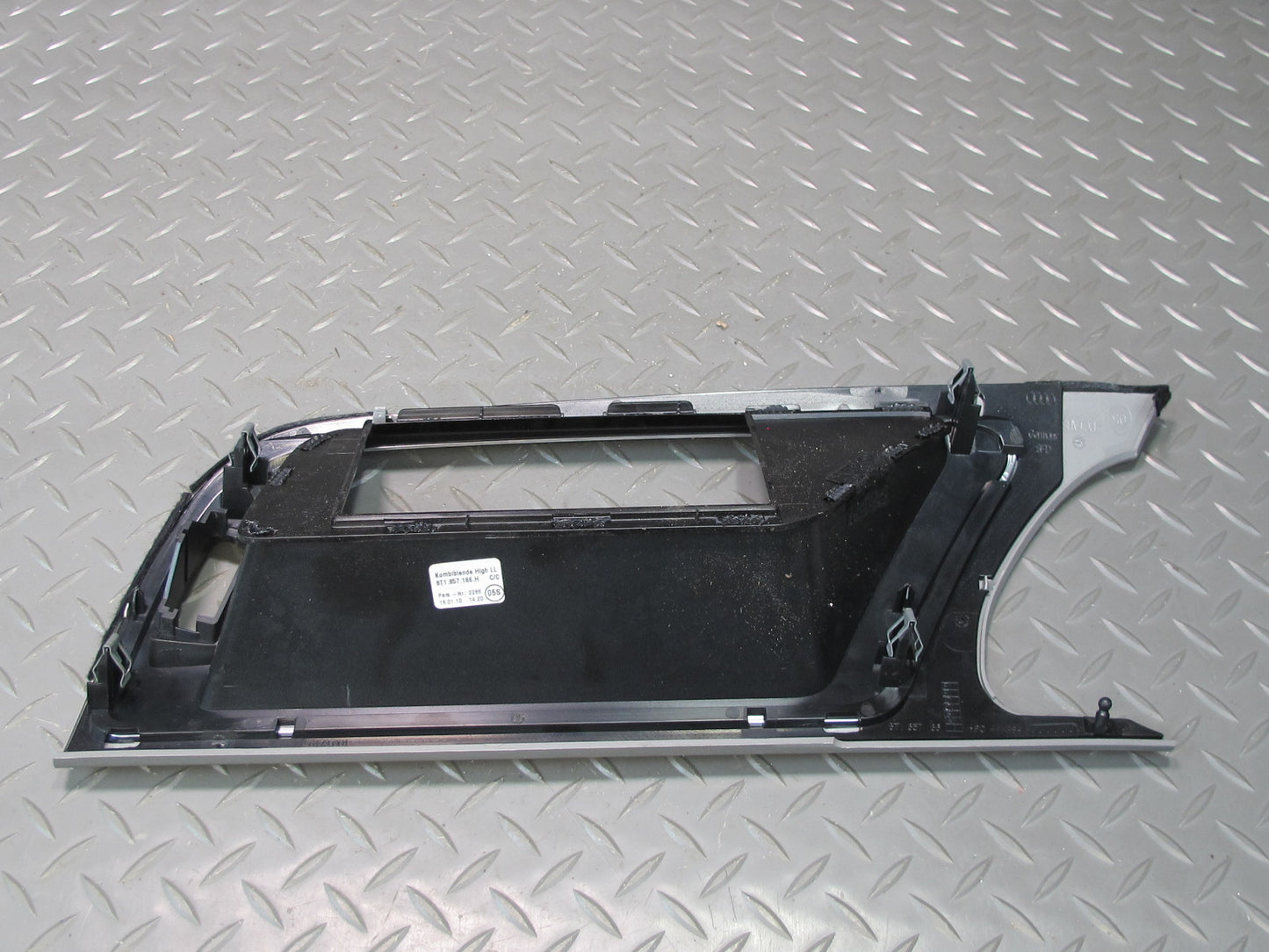 09-12 Audi A5 S5 Coupe Set of 6 Dash Door Center Console Aluminum Trim Cover OEM