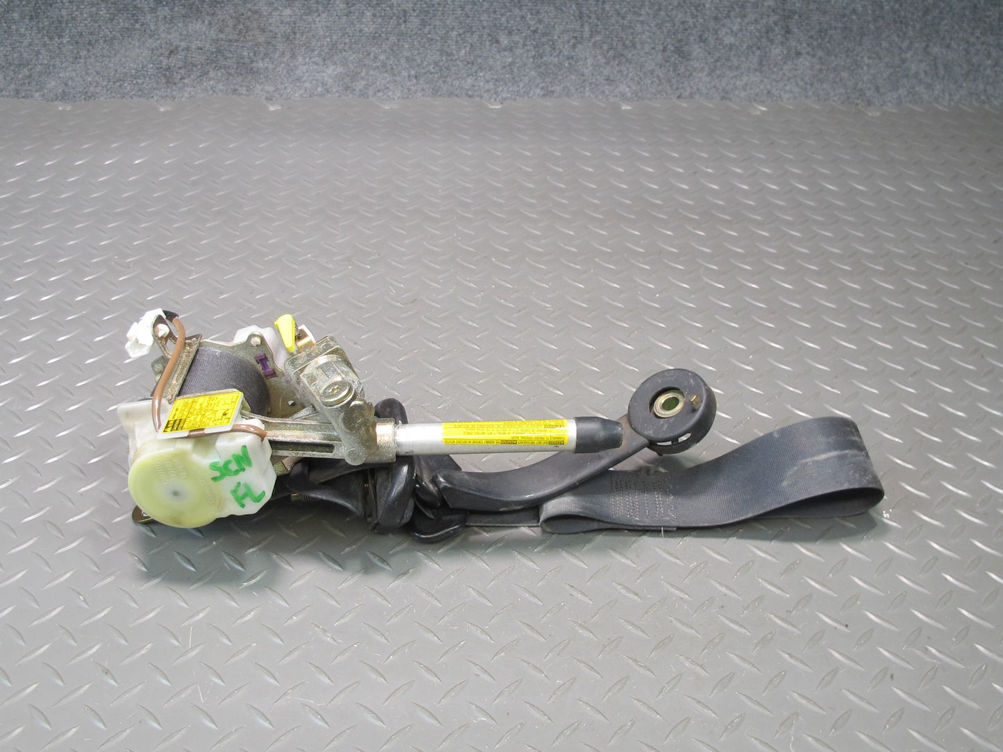 97-00 LEXUS JZZ31L SC300 SC400 SET OF 2 FRONT RIGHT LEFT SEAT BELT RETRACTOR BUCKLE OEM