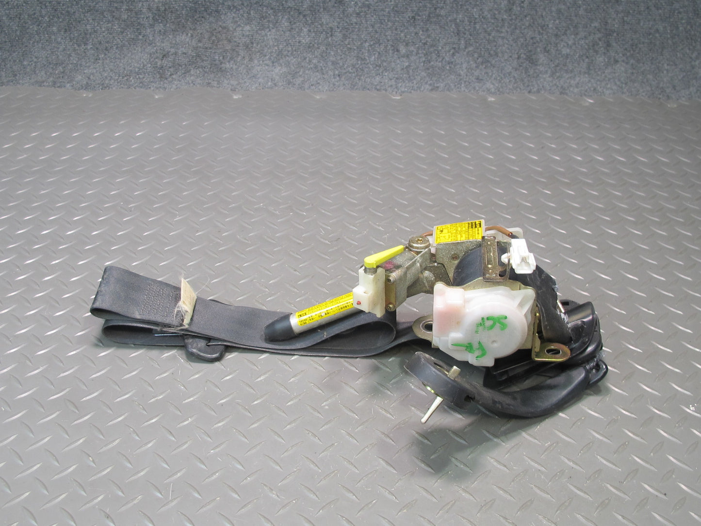 97-00 LEXUS JZZ31L SC300 SC400 SET OF 2 FRONT RIGHT LEFT SEAT BELT RETRACTOR BUCKLE OEM