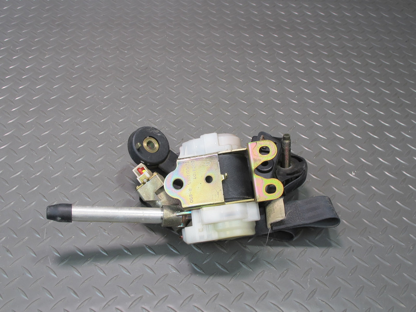 97-00 LEXUS JZZ31L SC300 SC400 SET OF 2 FRONT RIGHT LEFT SEAT BELT RETRACTOR BUCKLE OEM