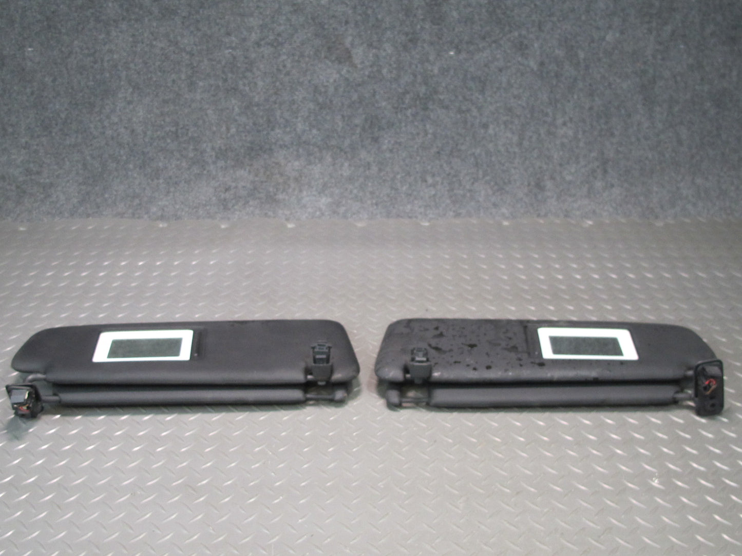 2011-2014 Porsche Cayenne 958 Front Sun Visor Shade Right & Left Side Black Set