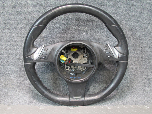 2011-2014 Porsche Cayenne 958 Multi Function Heated Steering Wheel Leather Black