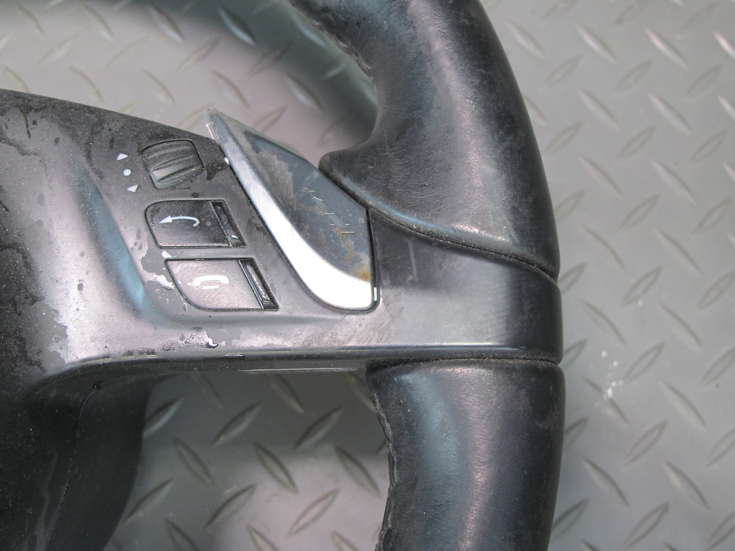 2011-2014 Porsche Cayenne 958 Multi Function Heated Steering Wheel Leather Black