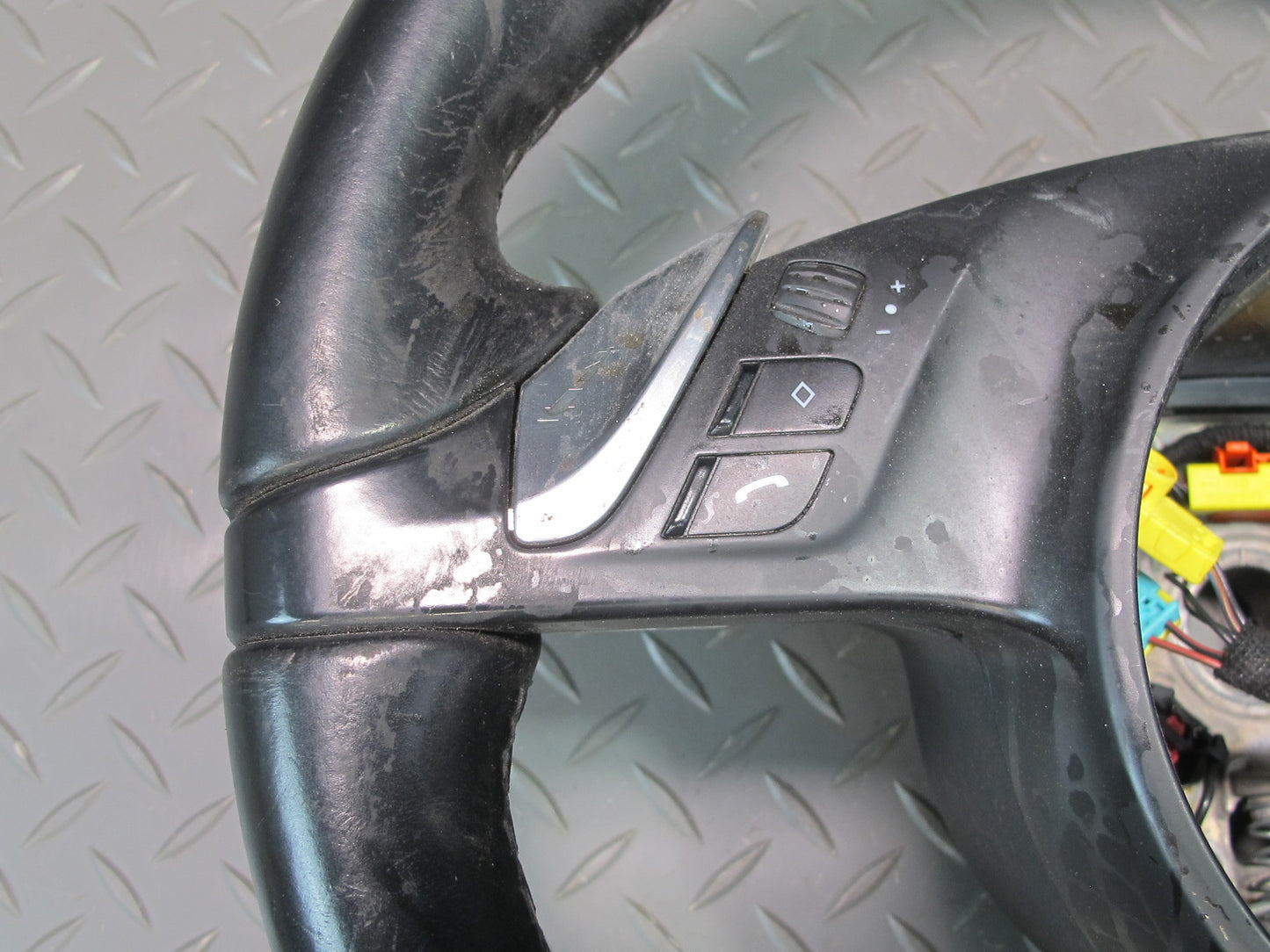 2011-2014 Porsche Cayenne 958 Multi Function Heated Steering Wheel Leather Black