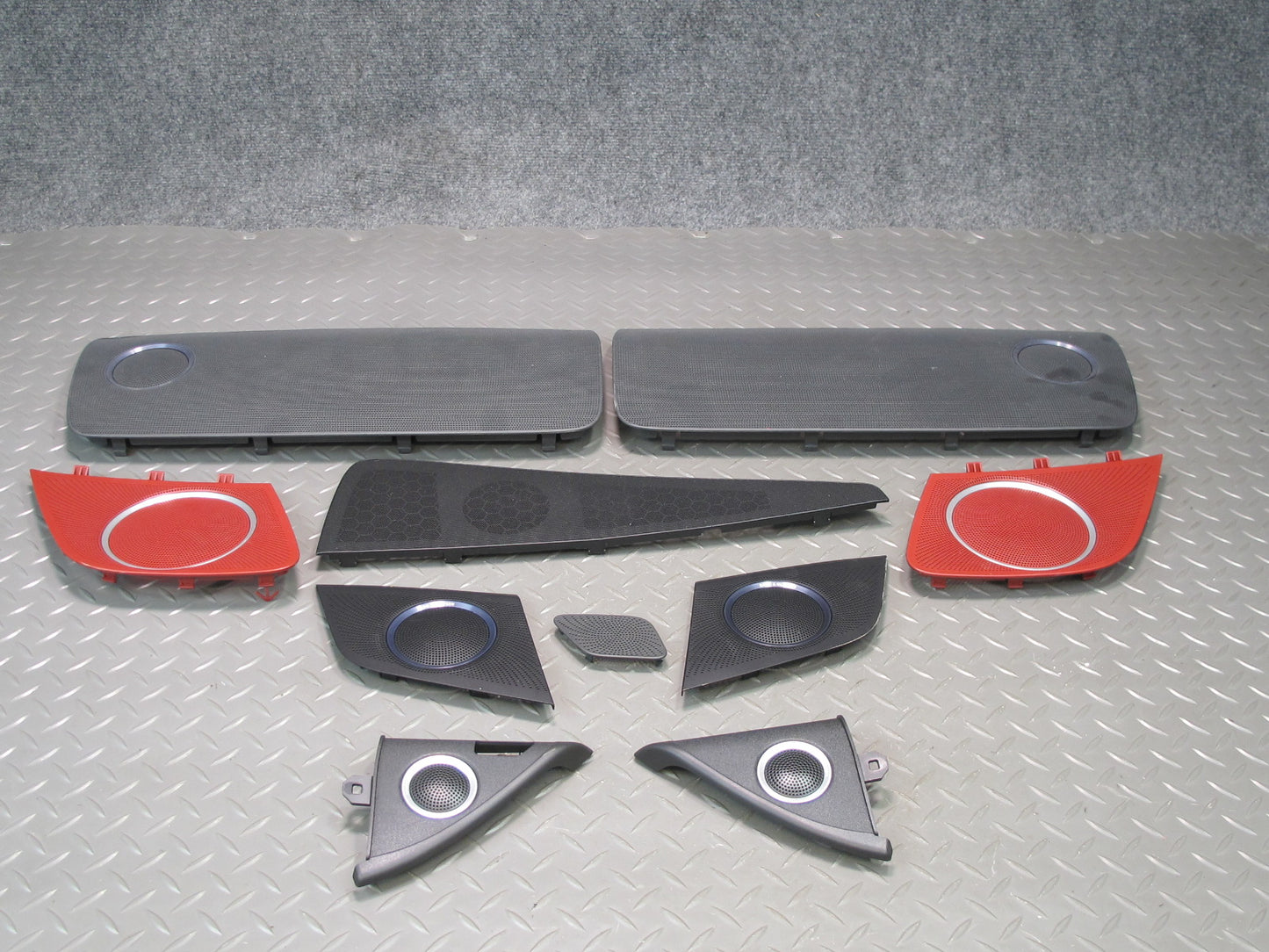 09-11 Audi A5 S5 Coupe 10PCS Bang & Olufsen Speaker Grille Cover Set OEM