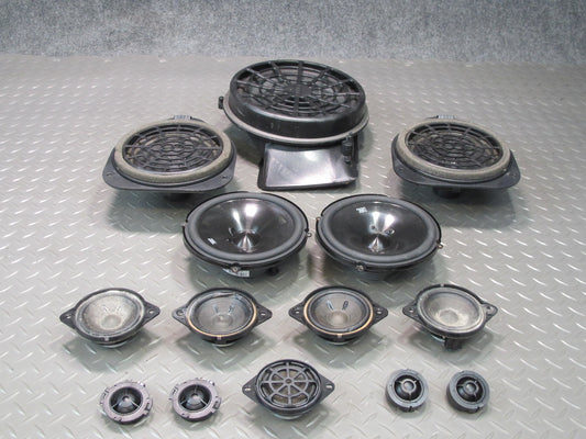 08-16 Audi S5 B8 Coupe Set of 14 Bang & Olufsen & JBL Audio Tweeter Speaker OEM