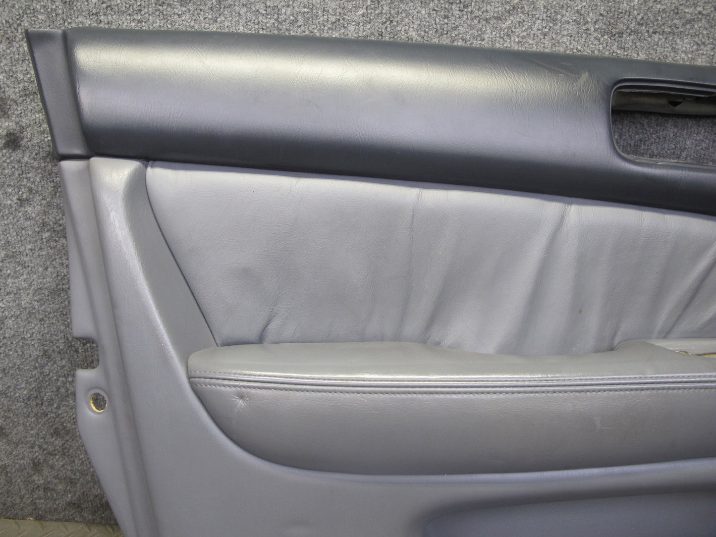 98-00 Lexus UCF20L LS400 Set of 2 Front Door Interior Trim Cover Panel Gray OEM