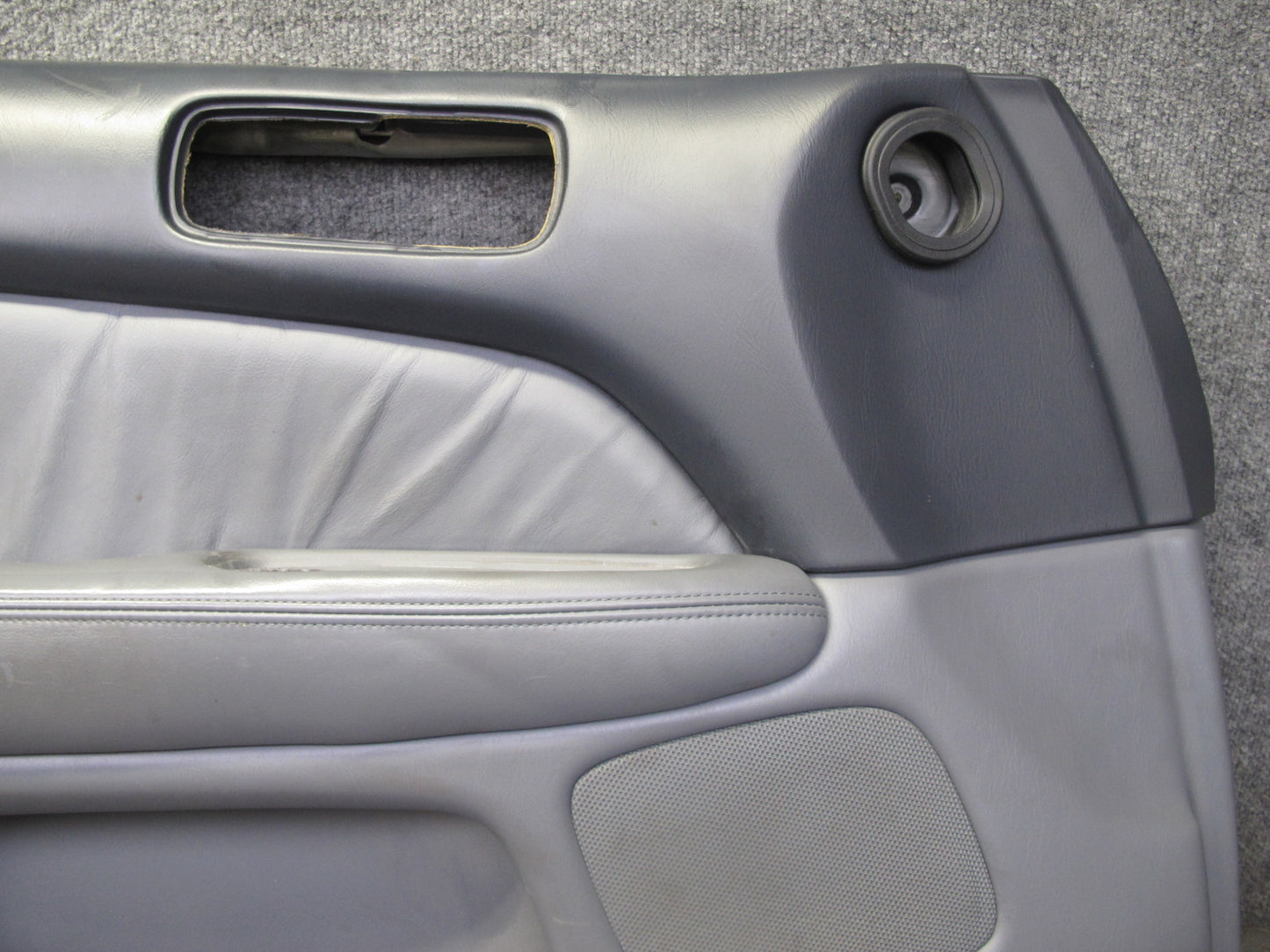 98-00 Lexus UCF20L LS400 Set of 2 Front Door Interior Trim Cover Panel Gray OEM