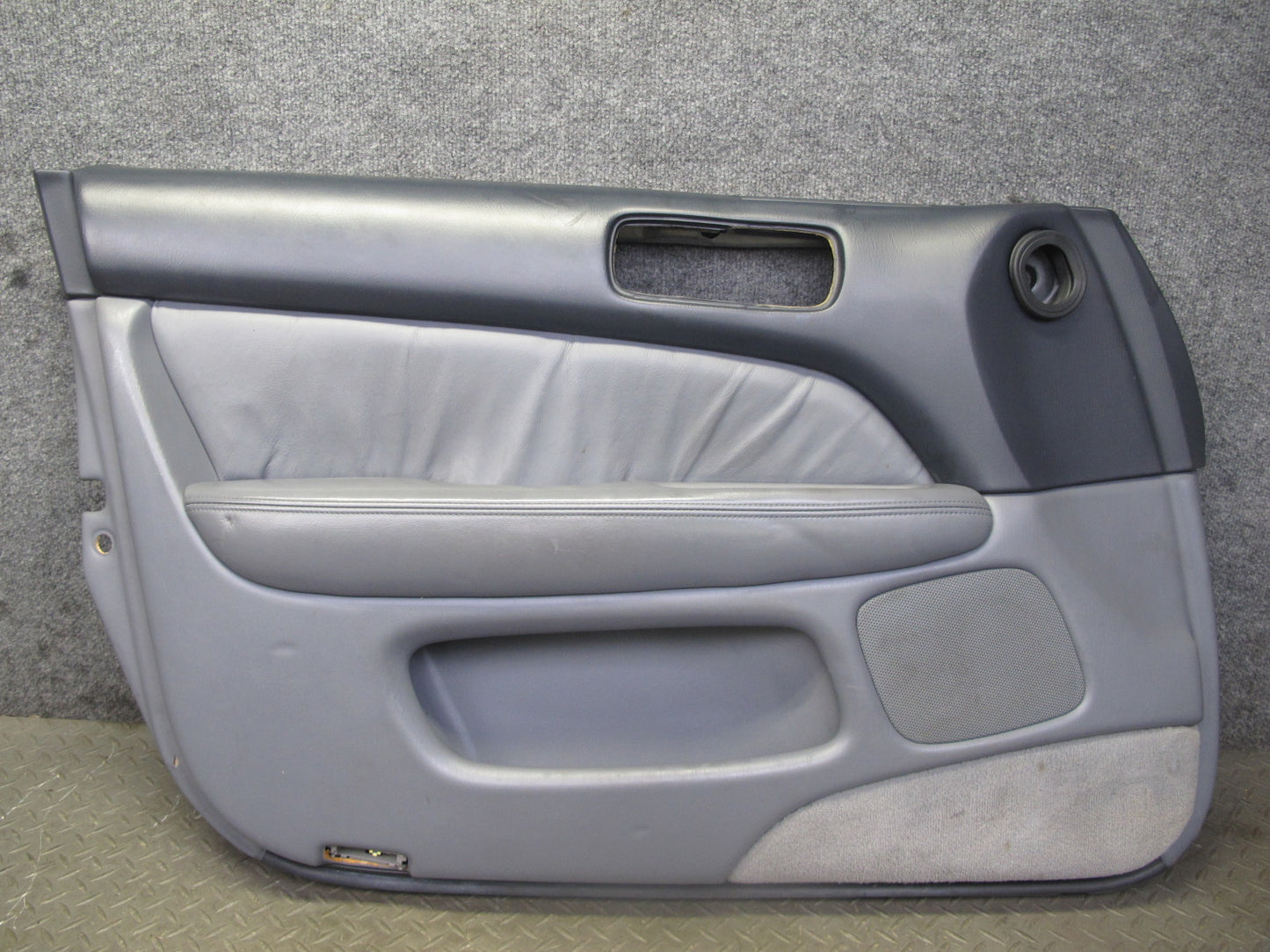 98-00 Lexus UCF20L LS400 Set of 2 Front Door Interior Trim Cover Panel Gray OEM