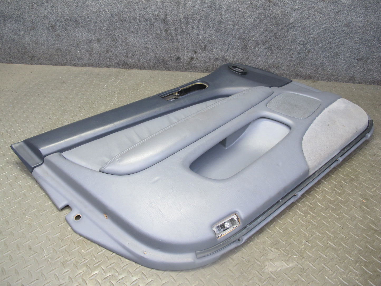 98-00 Lexus UCF20L LS400 Set of 2 Front Door Interior Trim Cover Panel Gray OEM