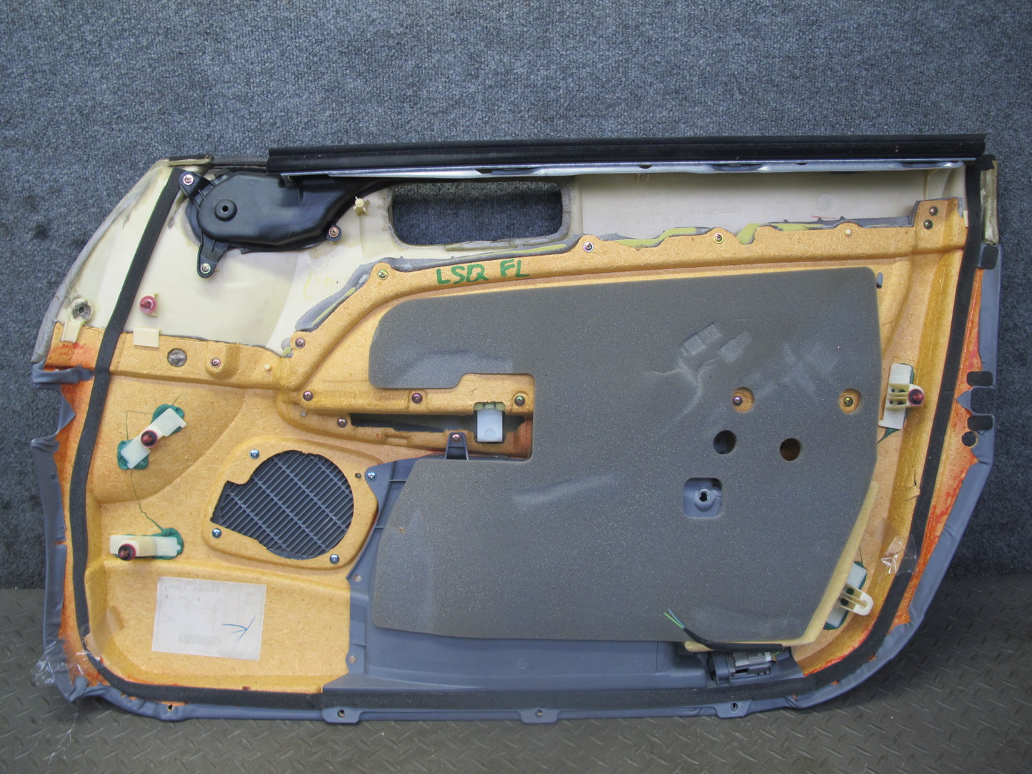 98-00 Lexus UCF20L LS400 Set of 2 Front Door Interior Trim Cover Panel Gray OEM