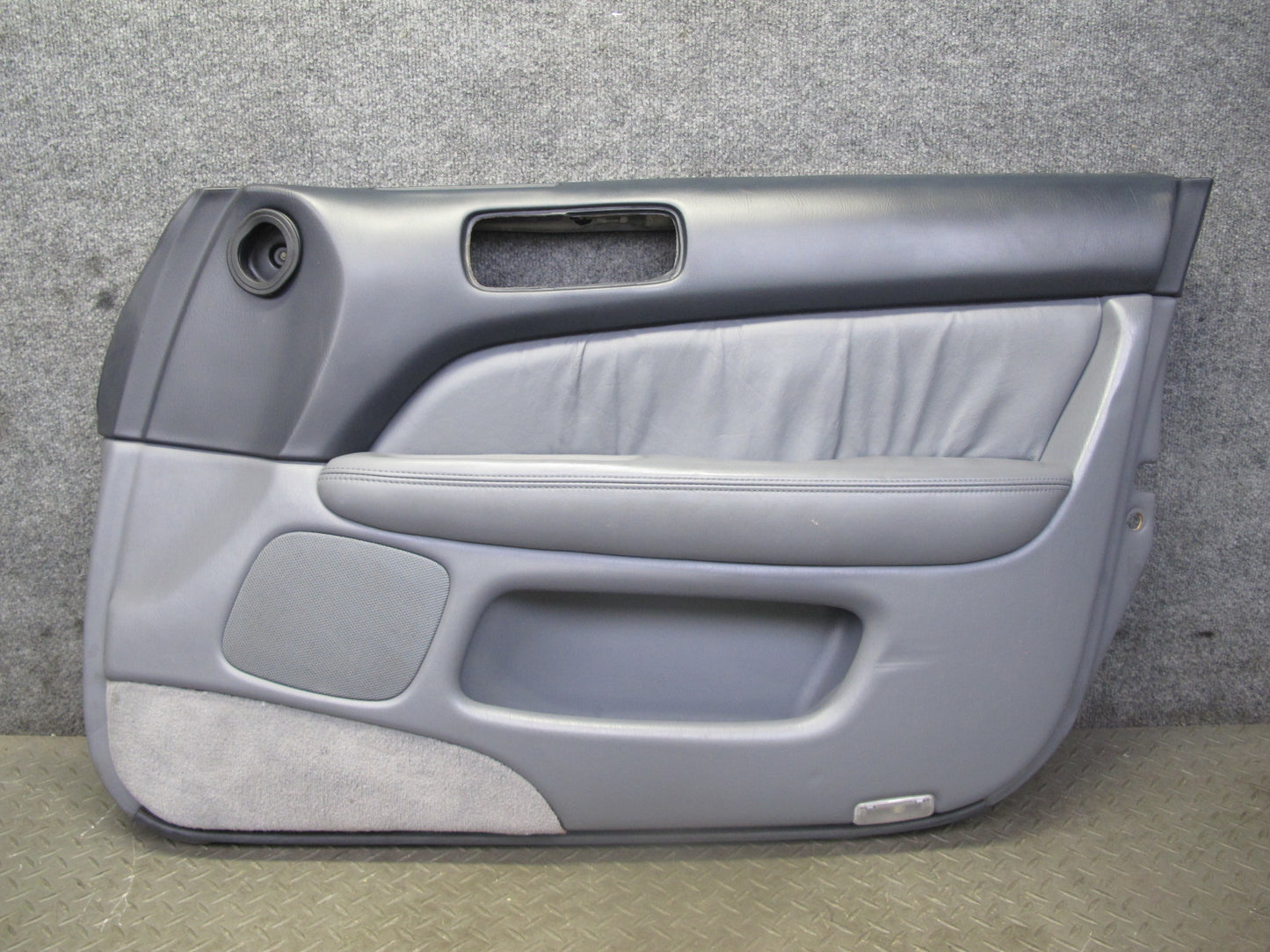 98-00 Lexus UCF20L LS400 Set of 2 Front Door Interior Trim Cover Panel Gray OEM