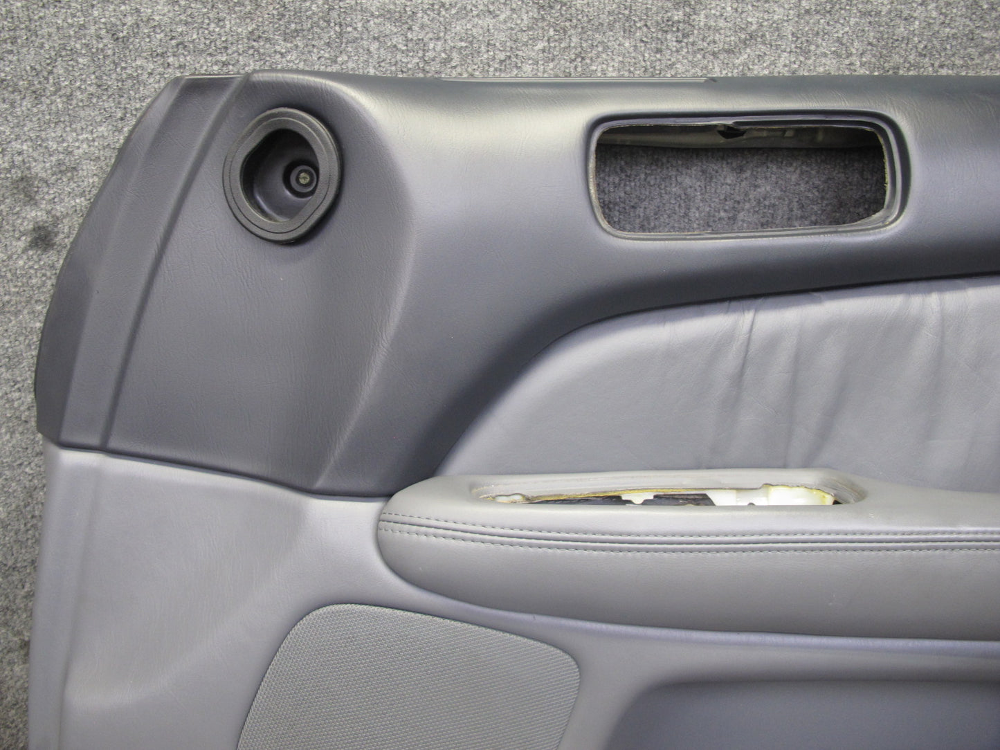 98-00 Lexus UCF20L LS400 Set of 2 Front Door Interior Trim Cover Panel Gray OEM