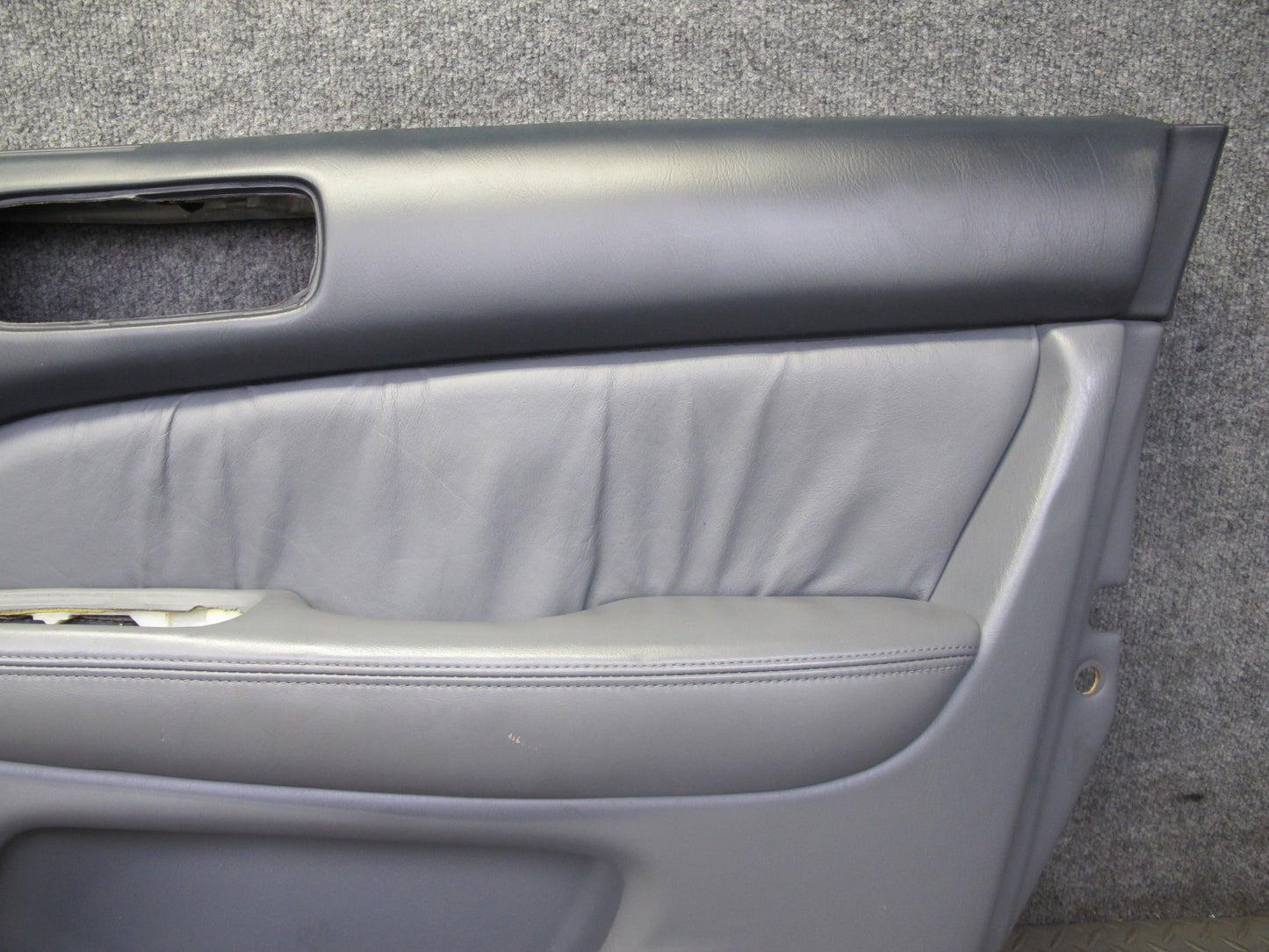 98-00 Lexus UCF20L LS400 Set of 2 Front Door Interior Trim Cover Panel Gray OEM