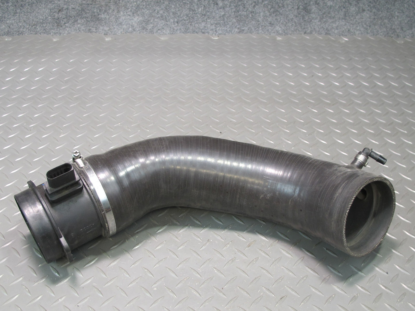 08-12 Audi 8T S5 4.2L Air Intake Pipe w Mass Air Flow Meter MAF Sensor