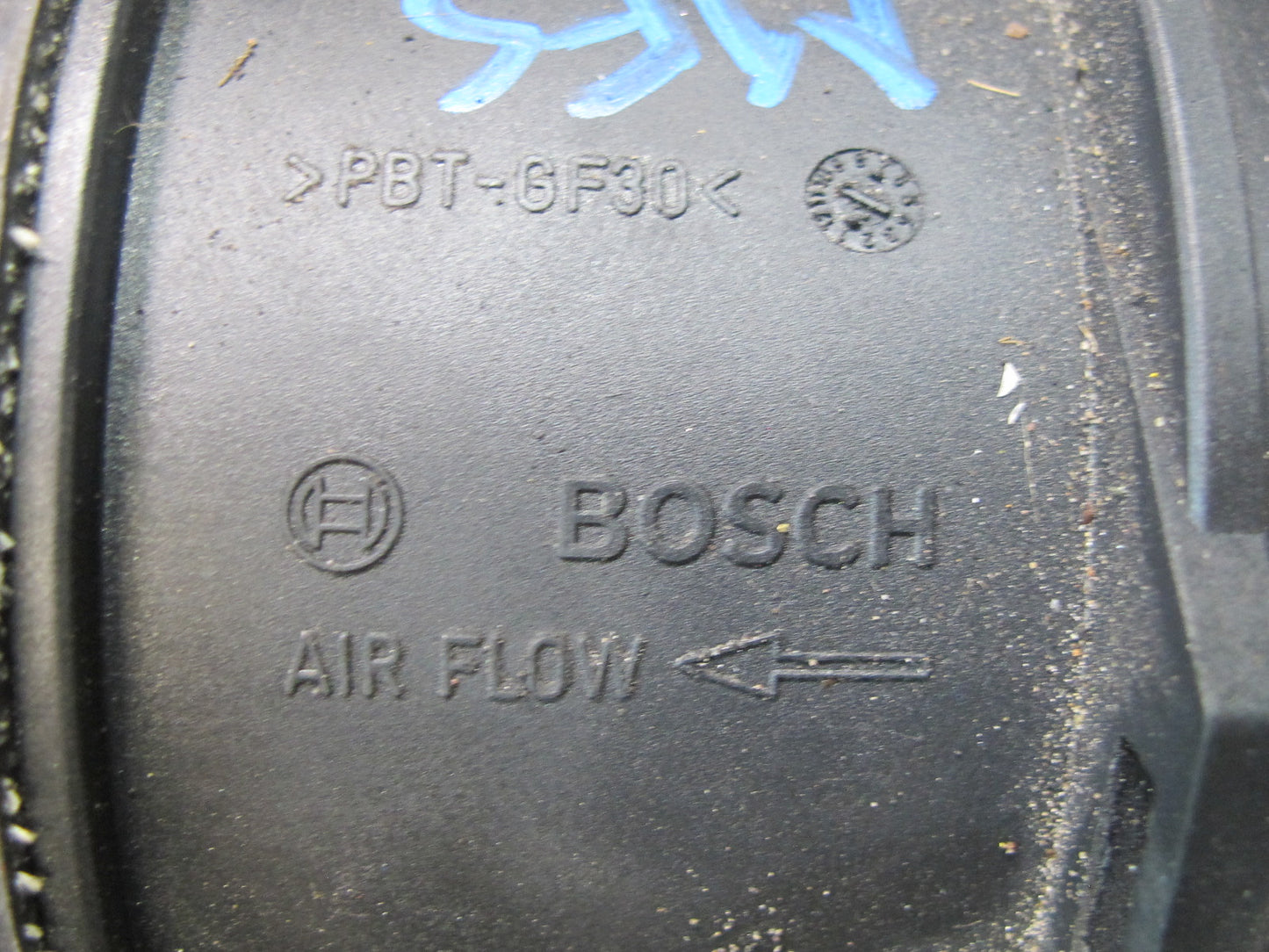 08-12 Audi 8T S5 4.2L Air Intake Pipe w Mass Air Flow Meter MAF Sensor