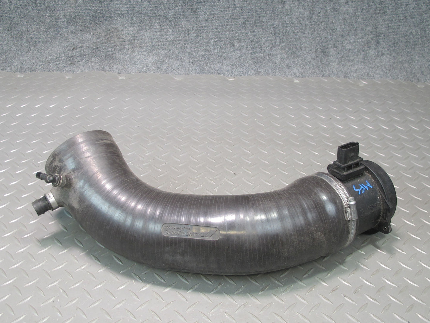 08-12 Audi 8T S5 4.2L Air Intake Pipe w Mass Air Flow Meter MAF Sensor