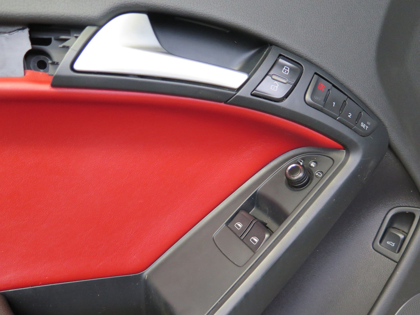 08-11 Audi A5 S5 Coupe Front Right & Left Side Door Interior Trim Panel Set OEM