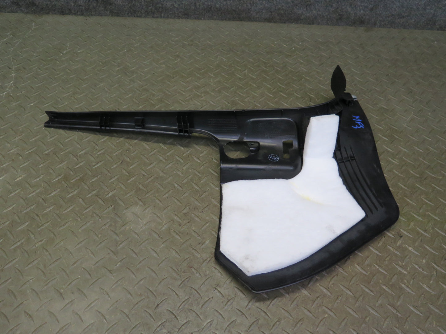 08-16 Audi A5 S5 Set of 2 Front Left Right Lower Kick Trim Cover Panel Black OEM