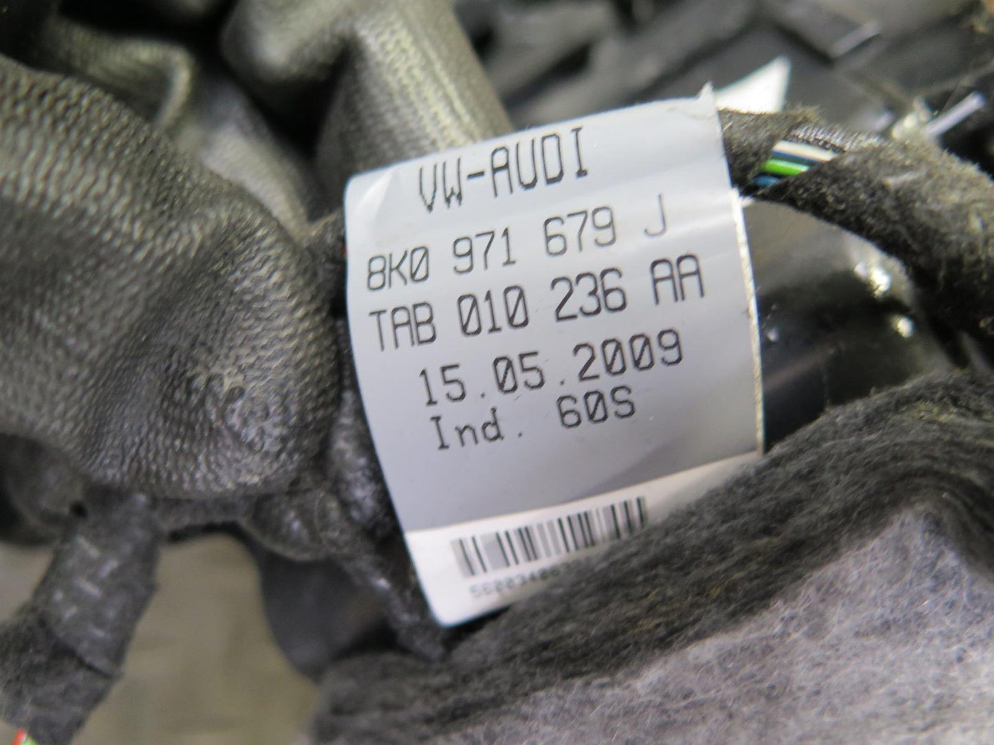 08-16 Audi S5 Coupe Dash Right Glove Box Storage Compartment Storage Black OEM