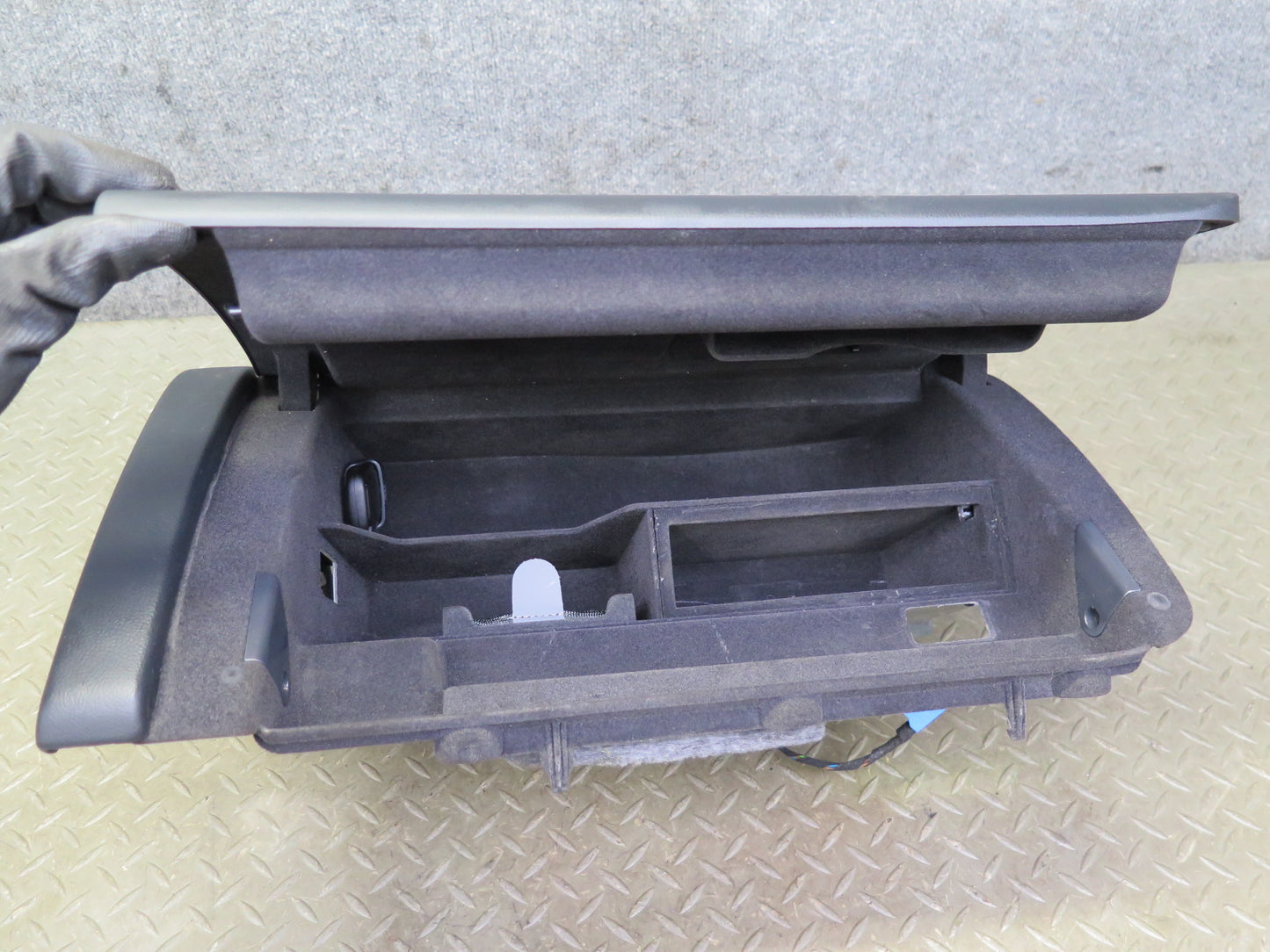 08-16 Audi S5 Coupe Dash Right Glove Box Storage Compartment Storage Black OEM