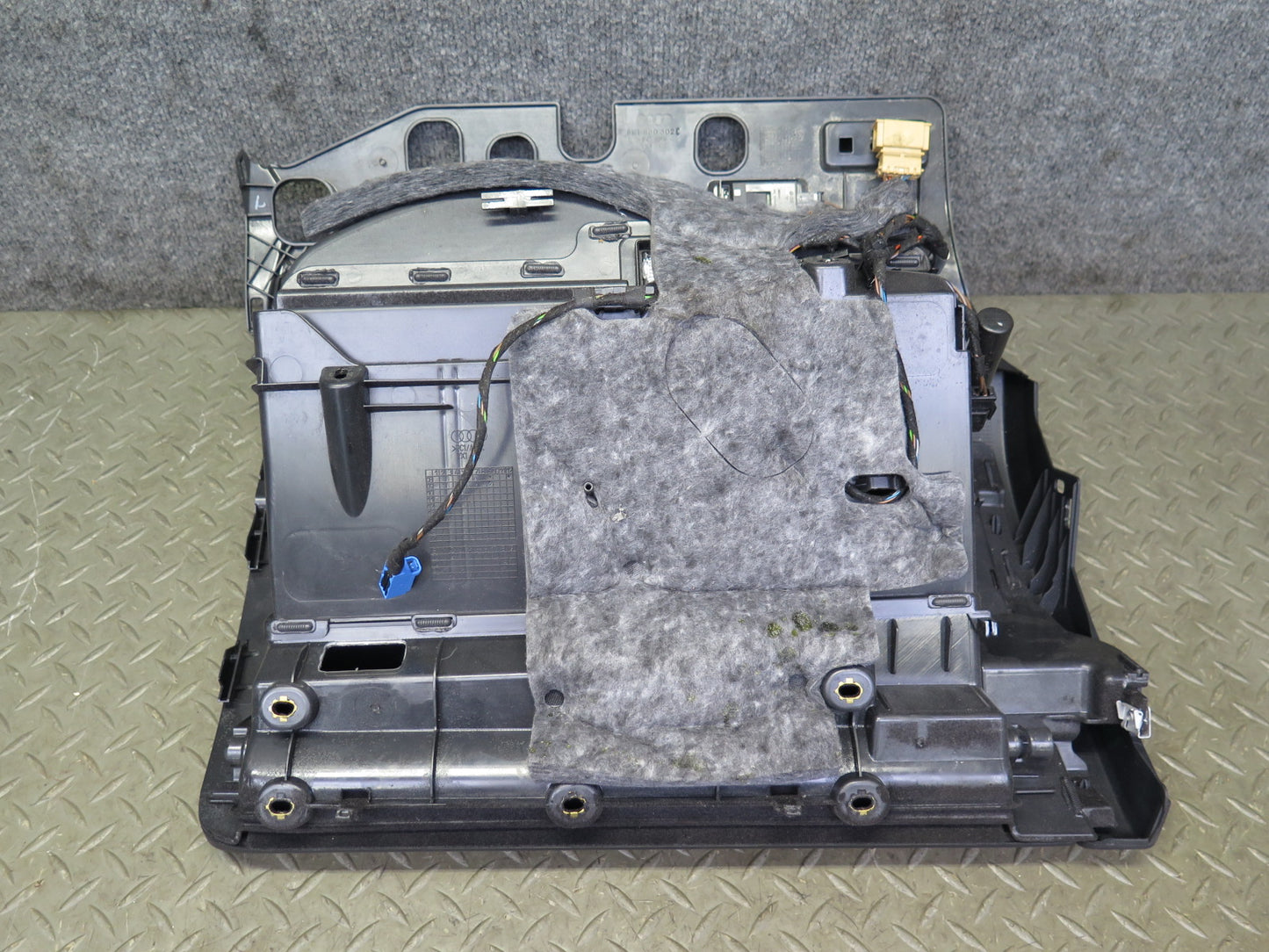 08-16 Audi S5 Coupe Dash Right Glove Box Storage Compartment Storage Black OEM