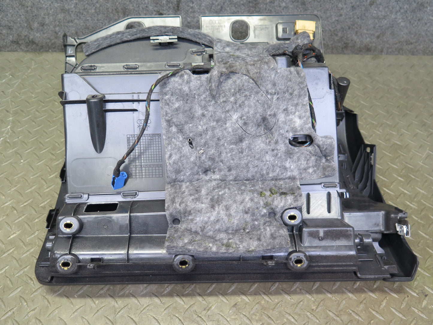 08-16 Audi S5 Coupe Dash Right Glove Box Storage Compartment Storage Black OEM