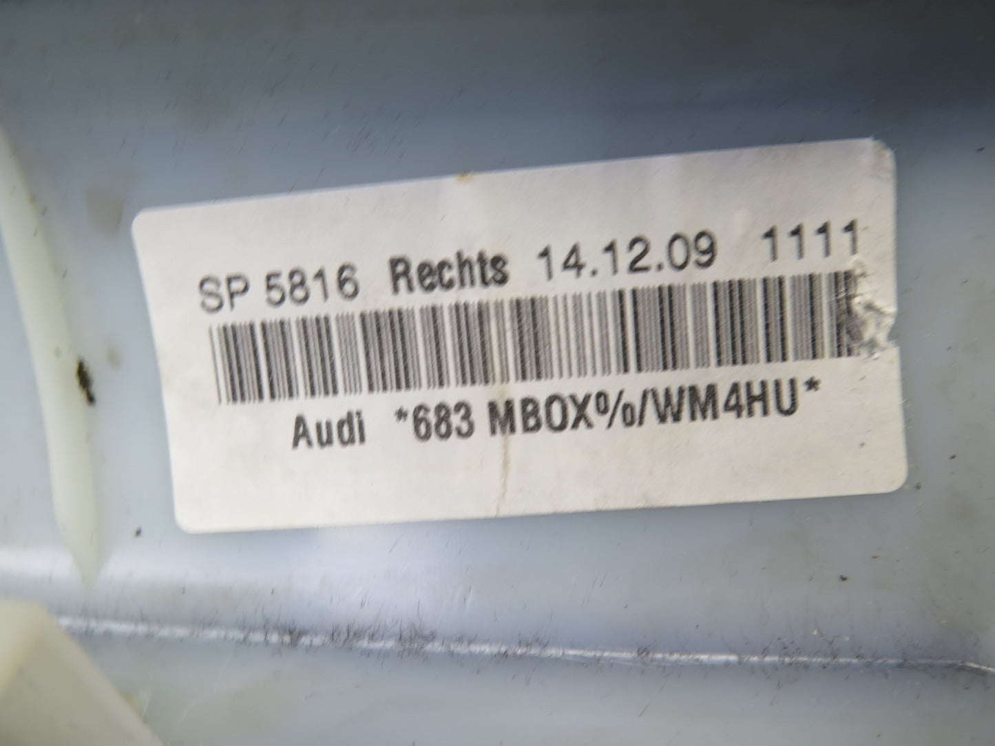 10-16 Audi S5 Coupe 12pcs Interior Dome Light Pillar Trim Panel Black Set OEM