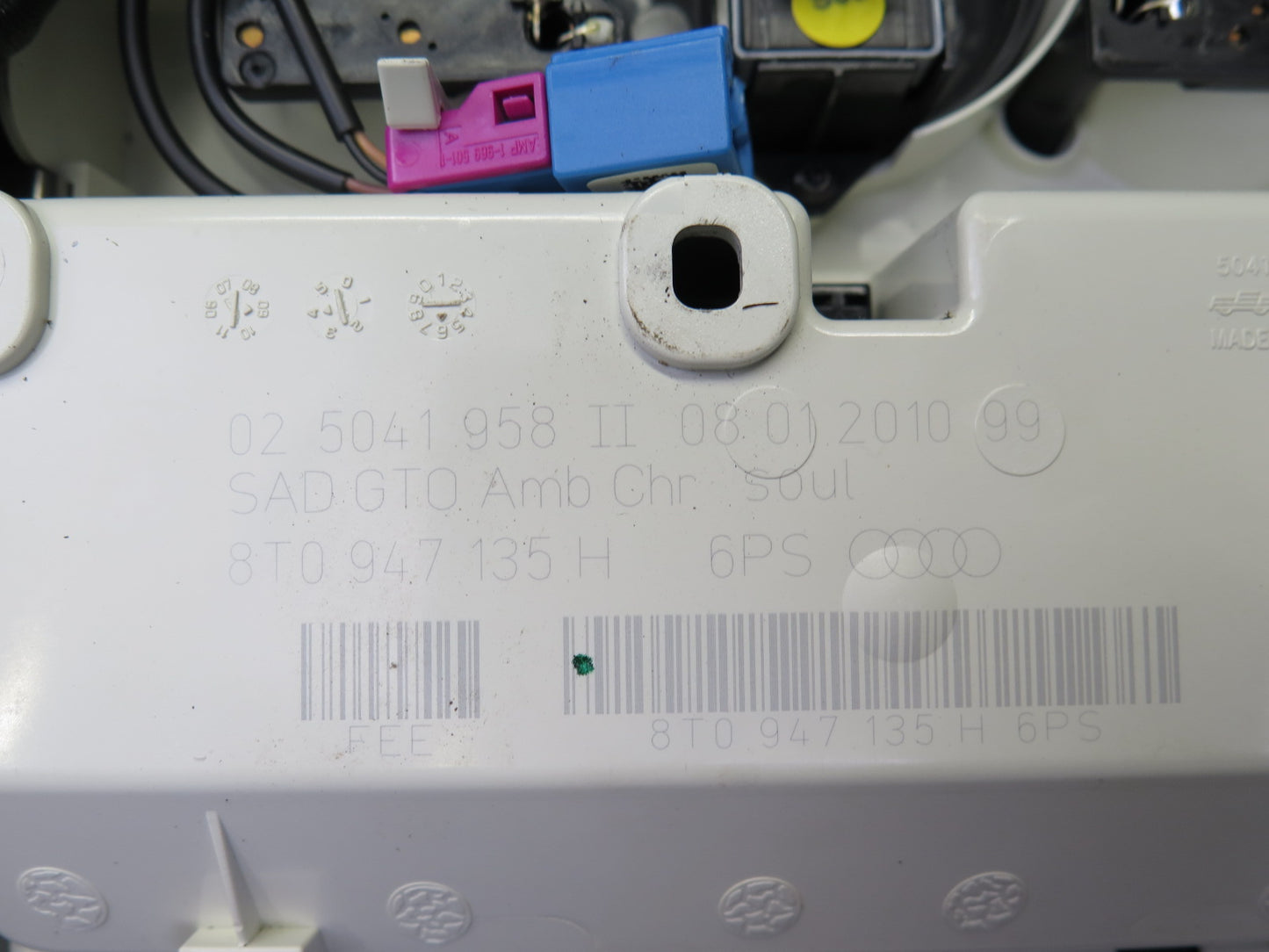 10-16 Audi S5 Coupe 12pcs Interior Dome Light Pillar Trim Panel Black Set OEM