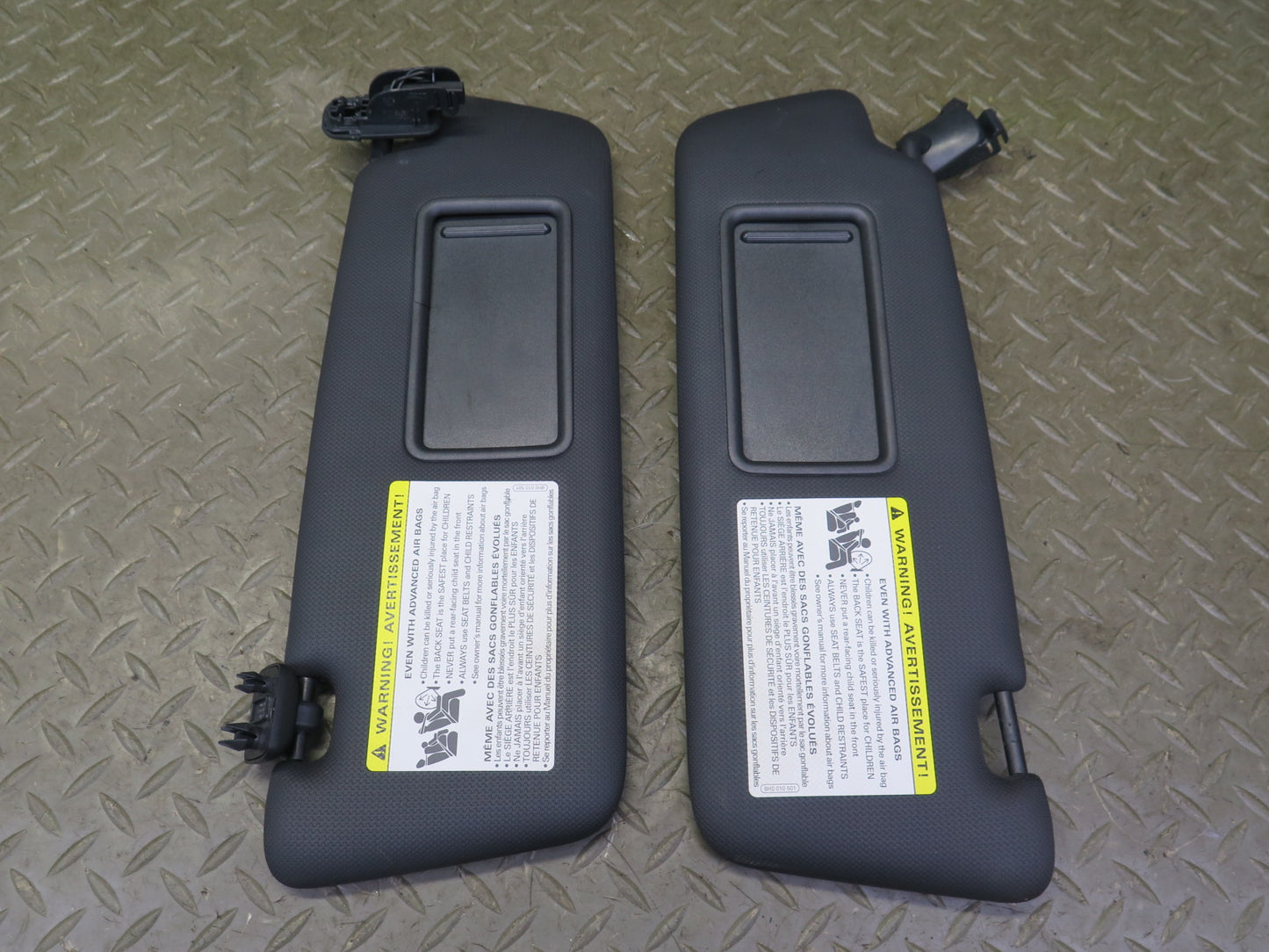 10-16 Audi S5 Coupe 12pcs Interior Dome Light Pillar Trim Panel Black Set OEM