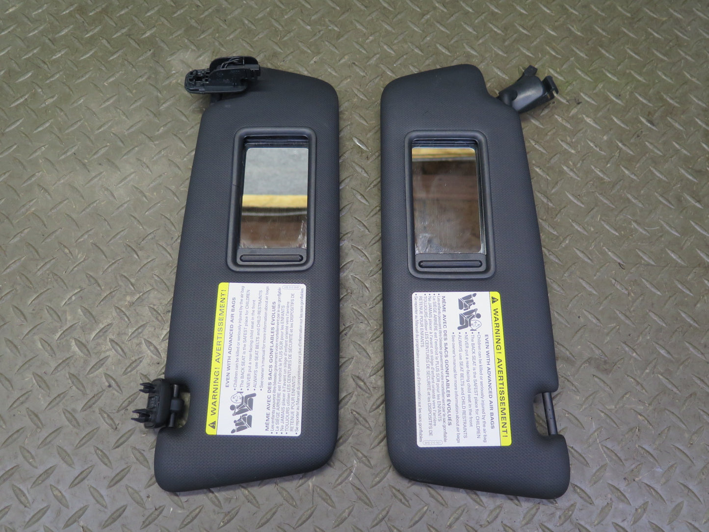 10-16 Audi S5 Coupe 12pcs Interior Dome Light Pillar Trim Panel Black Set OEM