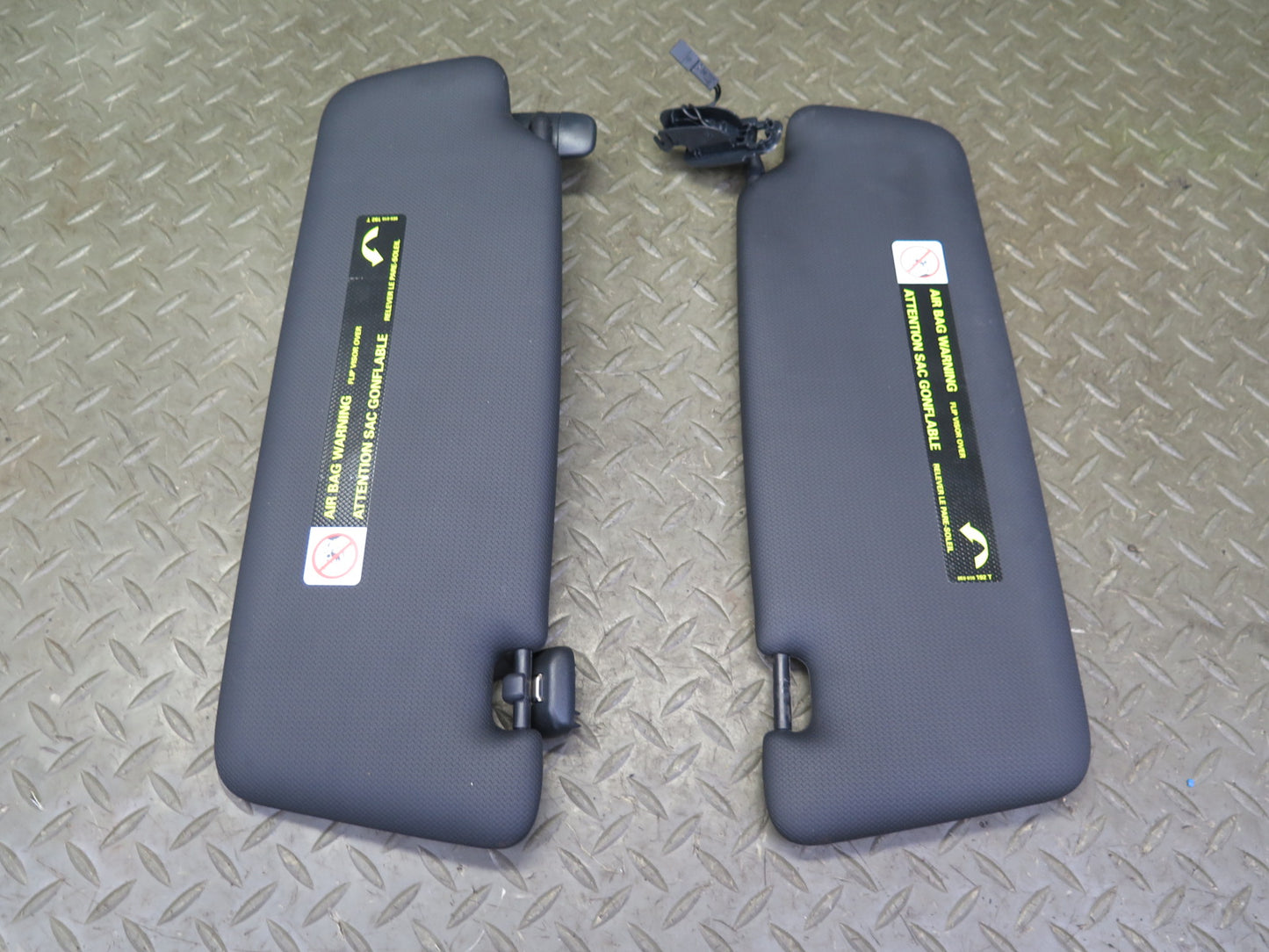 10-16 Audi S5 Coupe 12pcs Interior Dome Light Pillar Trim Panel Black Set OEM