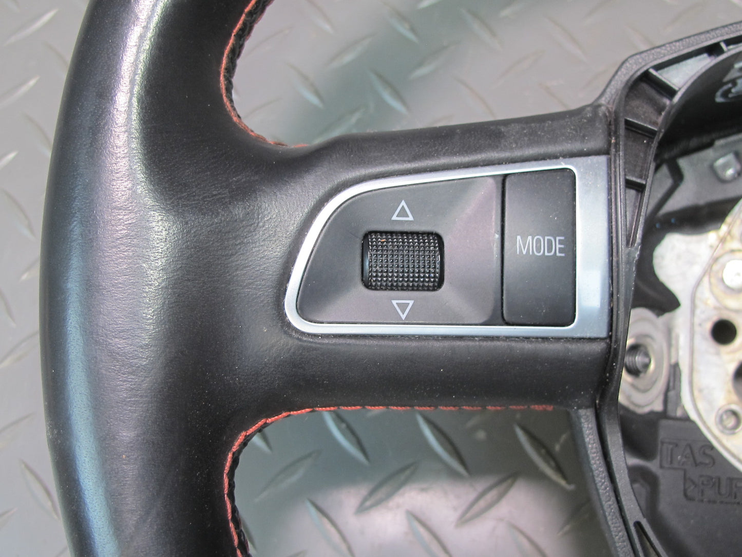 09-12 Audi B8 A5 S5 A/T S-line Sport Leather Steering w Paddles Black OEM