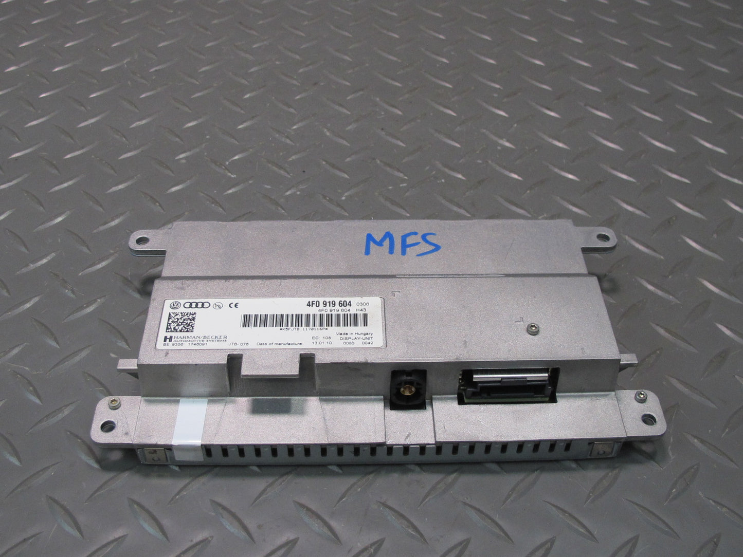 10-16 Audi B8 S5 A5 Dash Information Navigation Display Screen Monitor Unit OEM