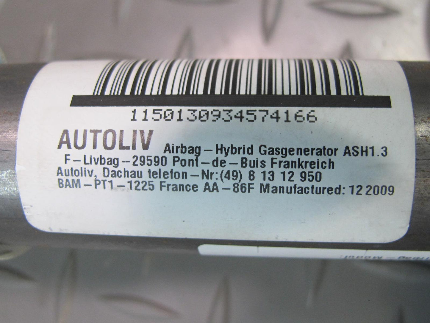 08-17 AUDI A5 S5 FRONT LEFT DRIVER SIDE ROOF SRS AIRBAG OEM