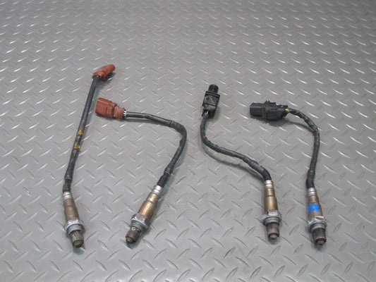 08-12 Audi 8T S5 4.2L Set of 4 Exhaust Oxygen O2 Lambda Sensor OEM