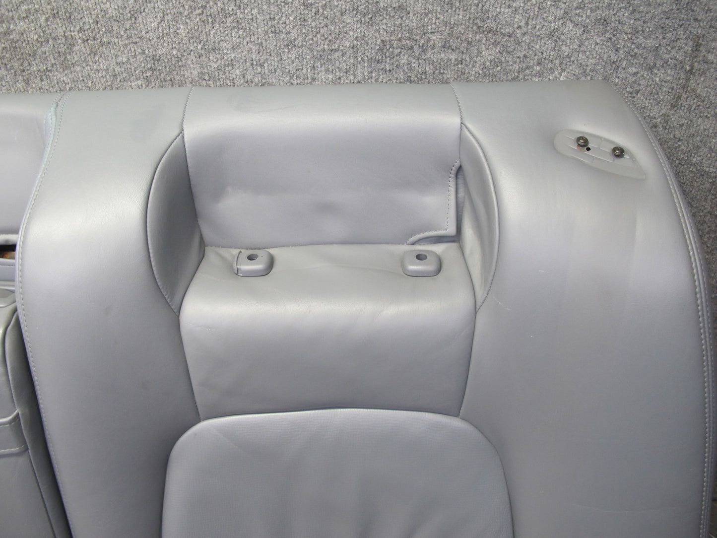 98-00 Lexus USF20L LS400 Rear Leather Seat Upper Cushion Gray OEM