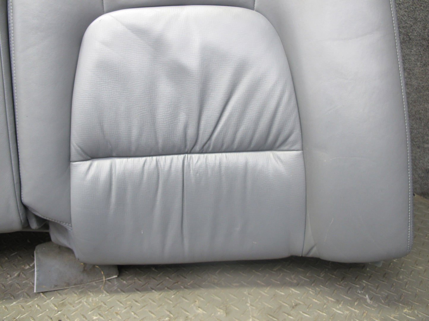 98-00 Lexus USF20L LS400 Rear Leather Seat Upper Cushion Gray OEM