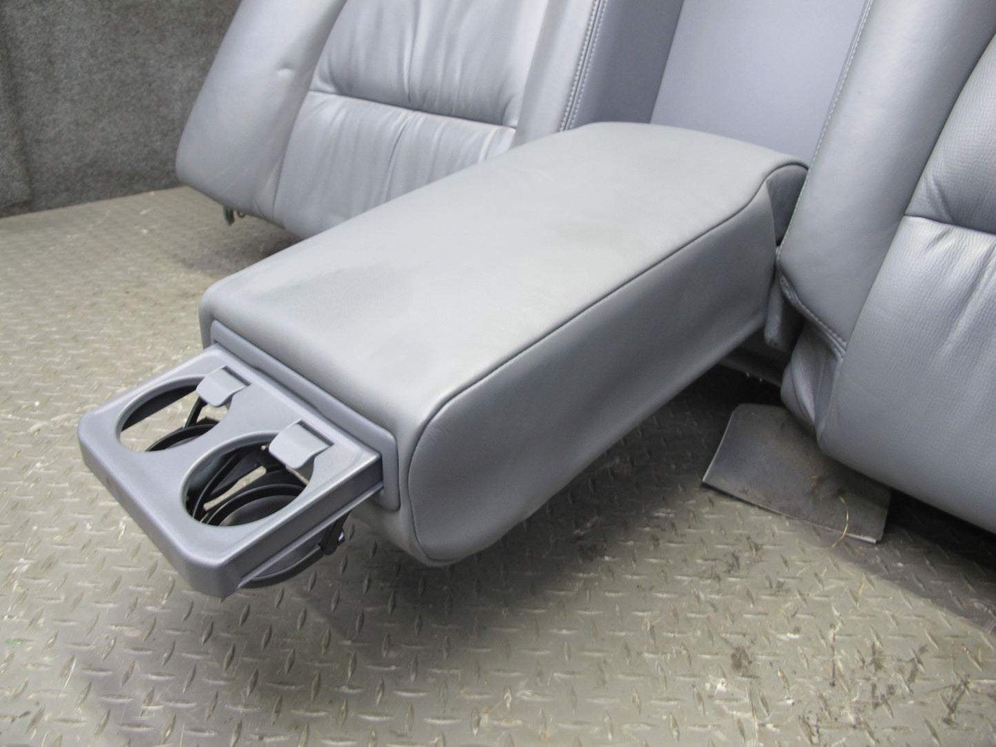 98-00 Lexus USF20L LS400 Rear Leather Seat Upper Cushion Gray OEM