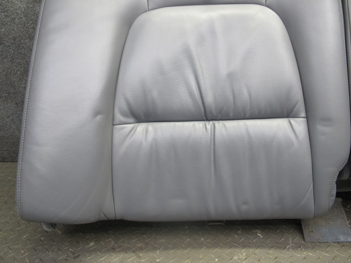 98-00 Lexus USF20L LS400 Rear Leather Seat Upper Cushion Gray OEM