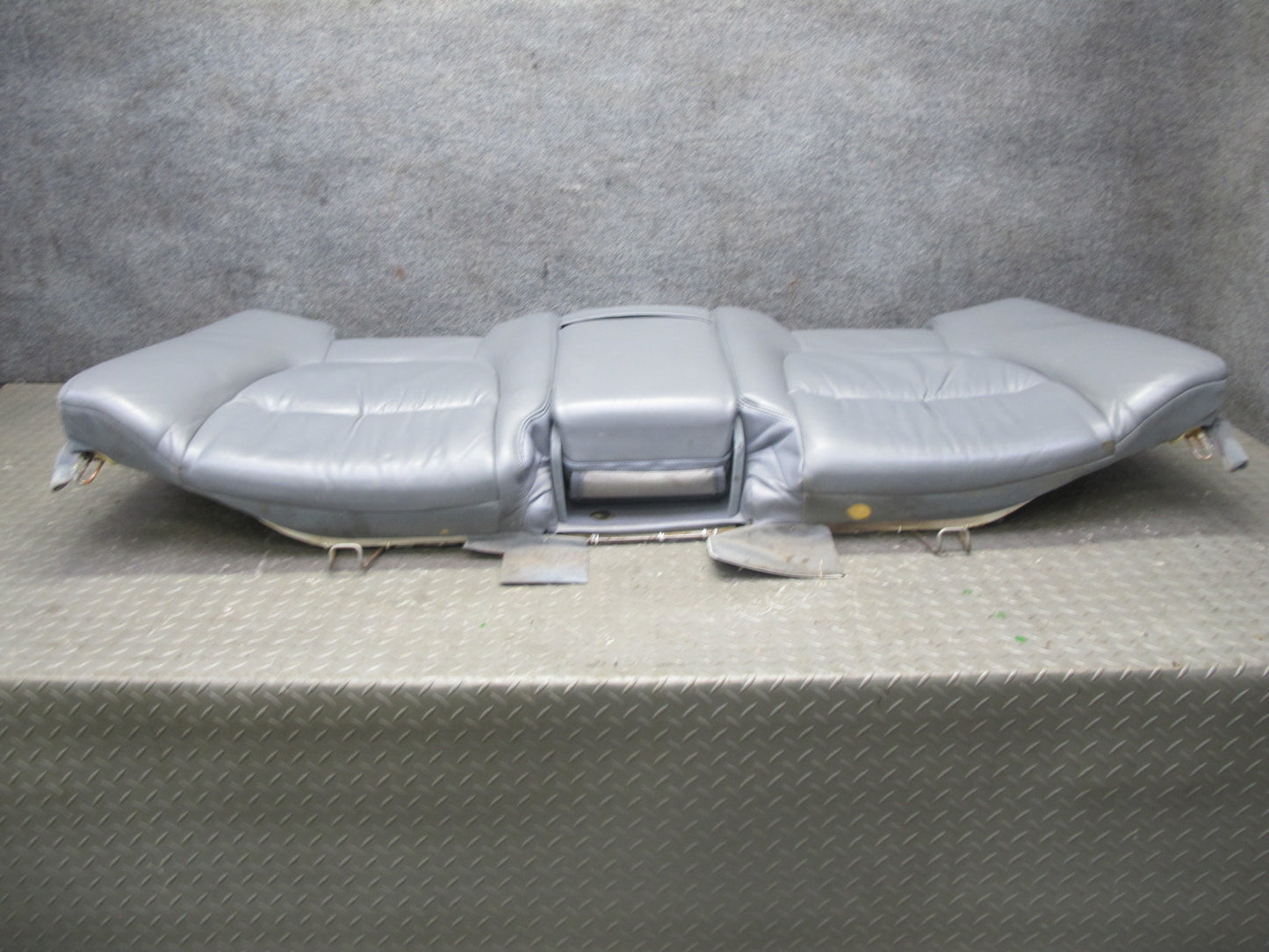 98-00 Lexus USF20L LS400 Rear Leather Seat Upper Cushion Gray OEM