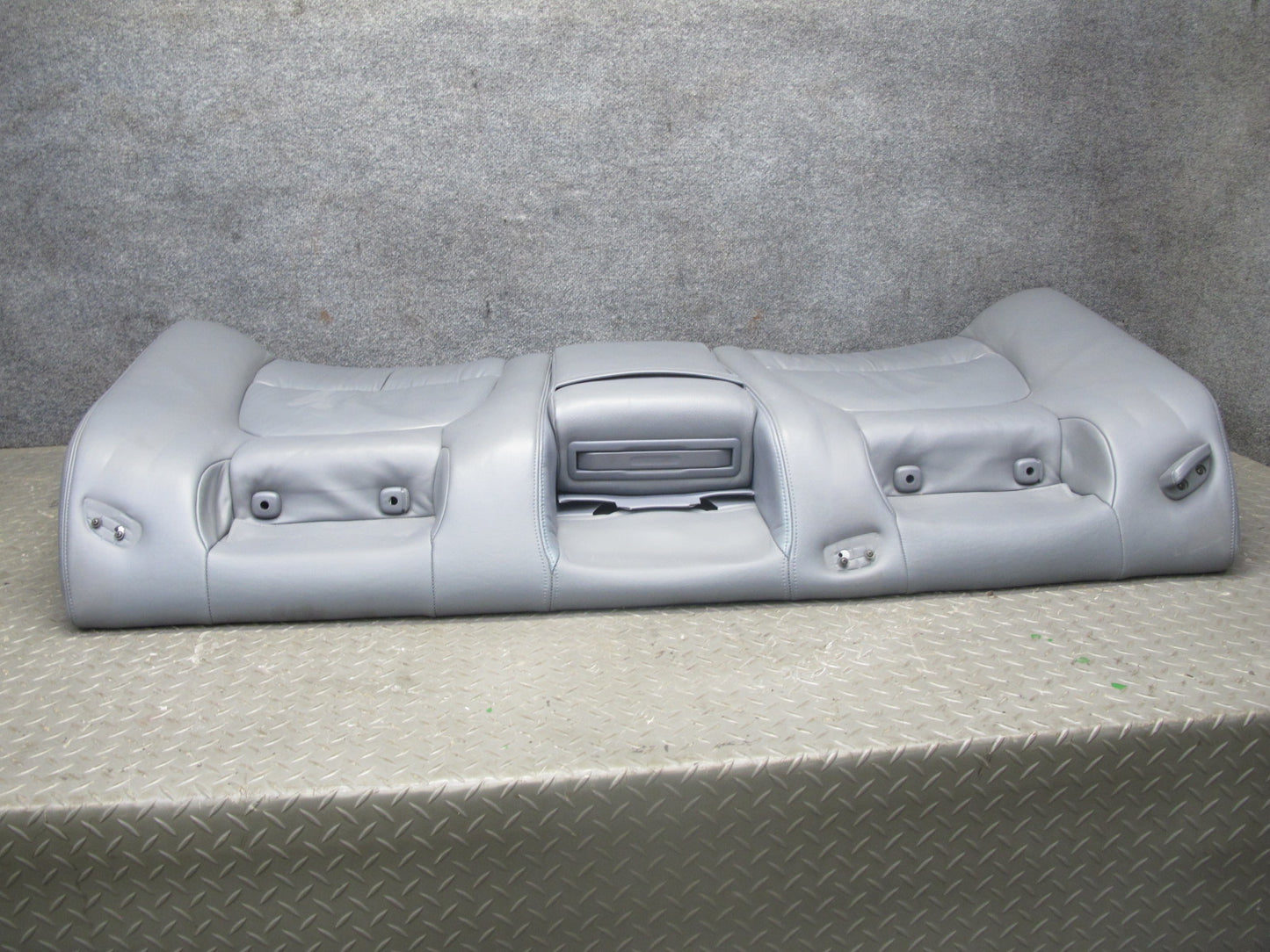 98-00 Lexus USF20L LS400 Rear Leather Seat Upper Cushion Gray OEM