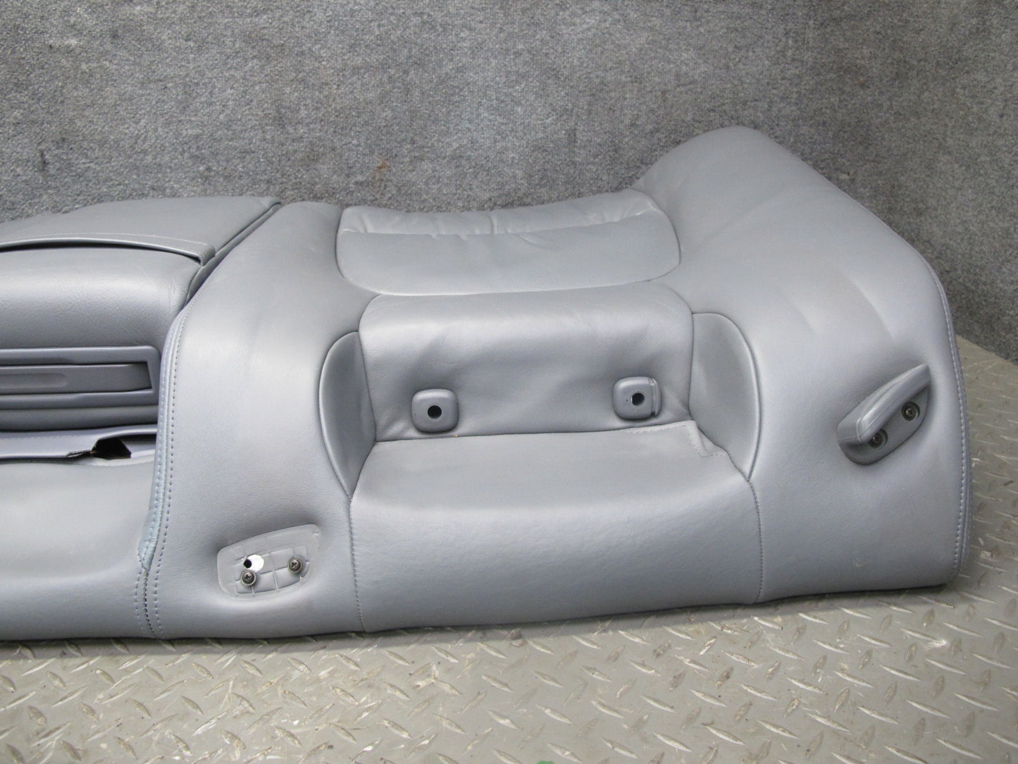 98-00 Lexus USF20L LS400 Rear Leather Seat Upper Cushion Gray OEM